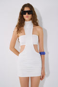 Sculpt Dress White
