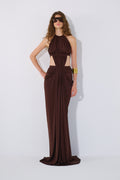 Cleo Dress Brown