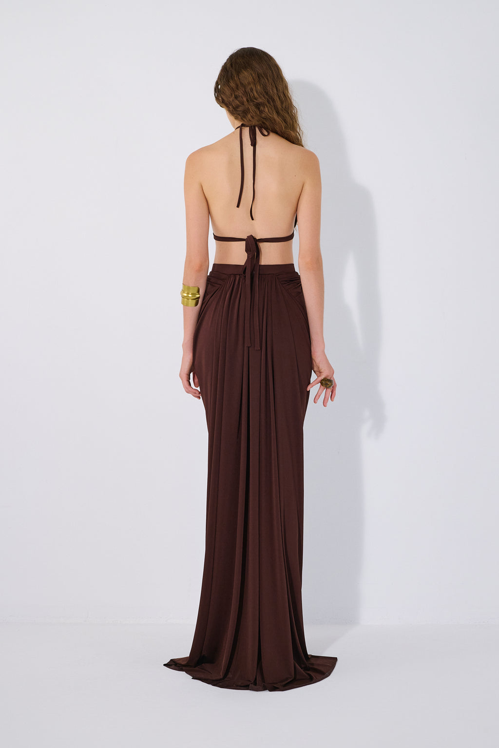Cleo Dress Brown