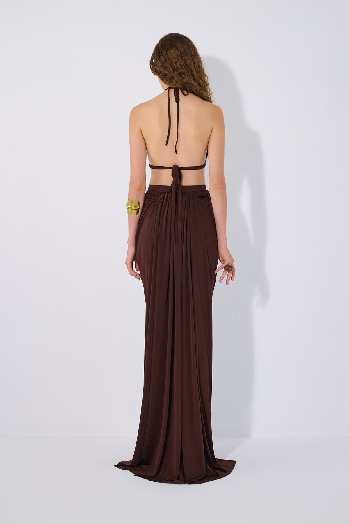 Cleo Dress Brown