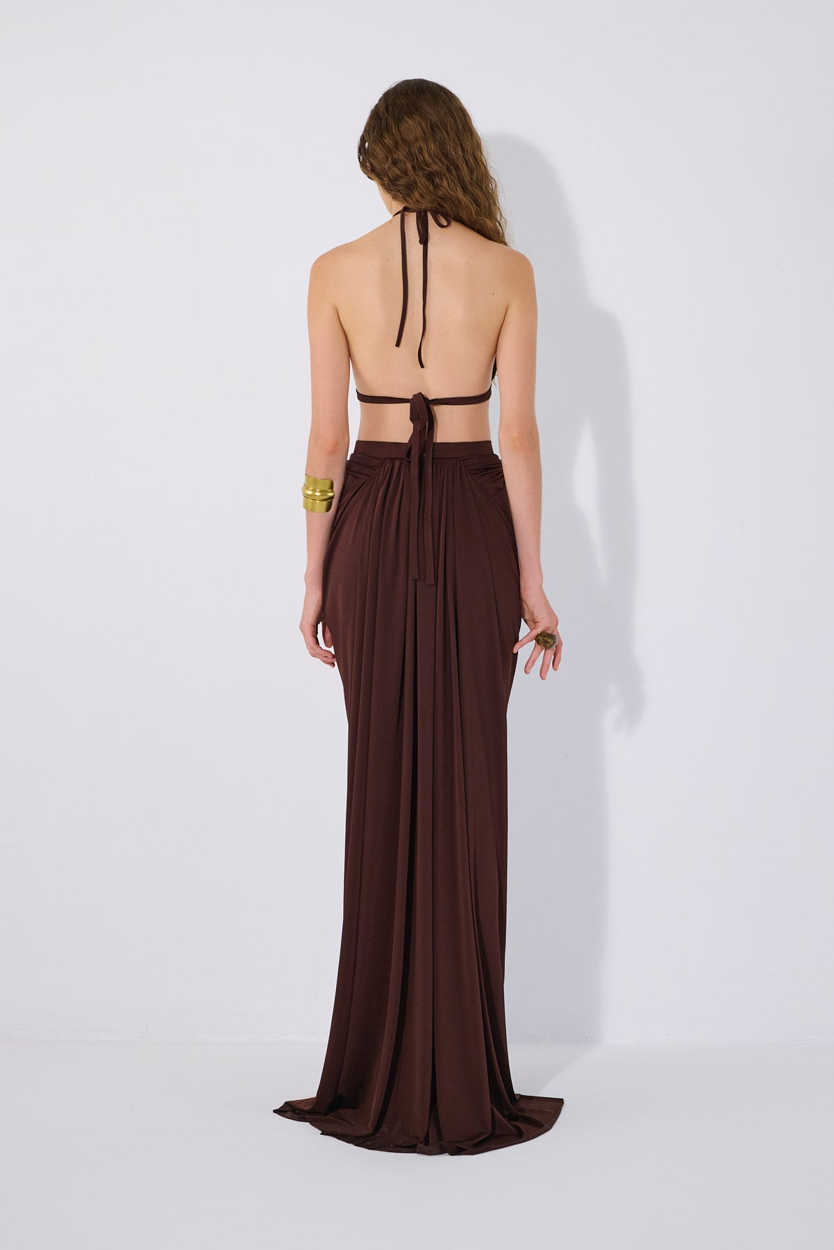 Cleo Dress Brown